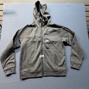 NIKE SWOOSH Men Sz L Gray Hoodie  Brand New